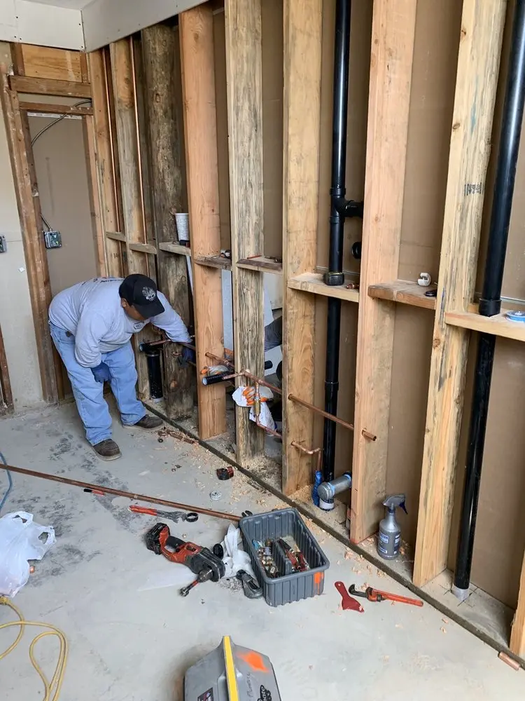 Commercial rough-in plumbing for Water Heater Replacement in Pine Neck
